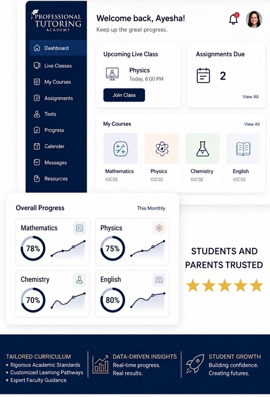 Smart Student Dashboard